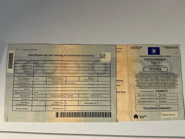 1998 audi tt personenauto - afbeelding 13 van  26