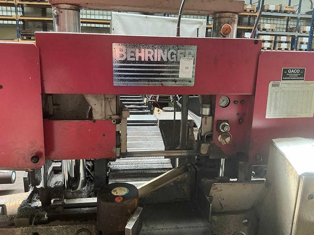 1998 behringer hbp360a horizontale bandzaagmachine - afbeelding 3 van  5