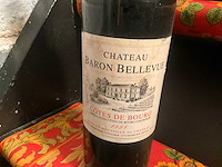 1998 chateau baron bellevue rode wijn (6x) - afbeelding 3 van  4