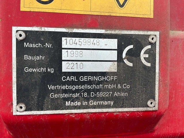 1998 gerinhoff maaibord maaidorser - afbeelding 9 van  9