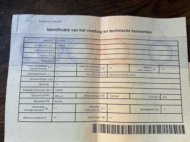 1998 honda super four sl30 - afbeelding 10 van  20