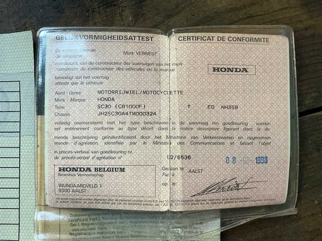 1998 honda super four sl30 - afbeelding 13 van  20