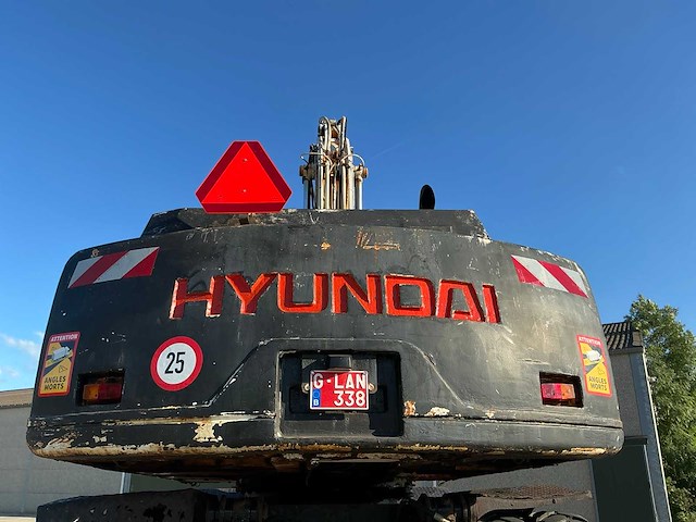 1998 hyundai robex-130w banden graafmachine - afbeelding 40 van  45