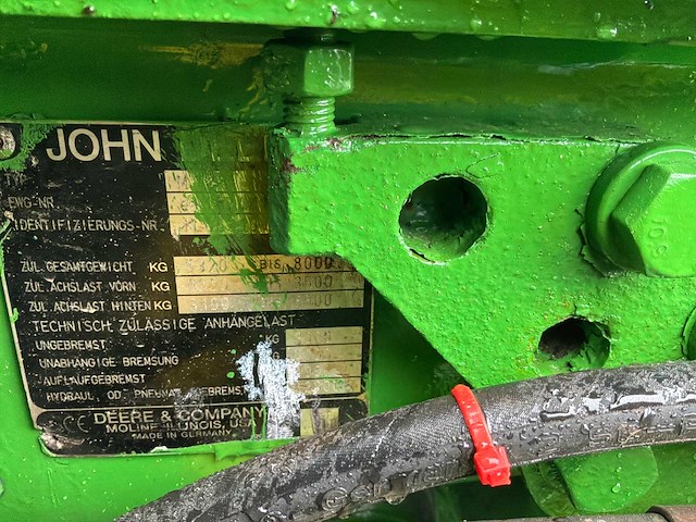 1998 john deer 6310 4wd landbouwtractor - afbeelding 33 van  43