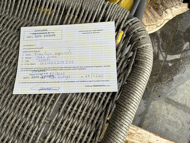 1998 john deer 6310 4wd landbouwtractor - afbeelding 44 van  46