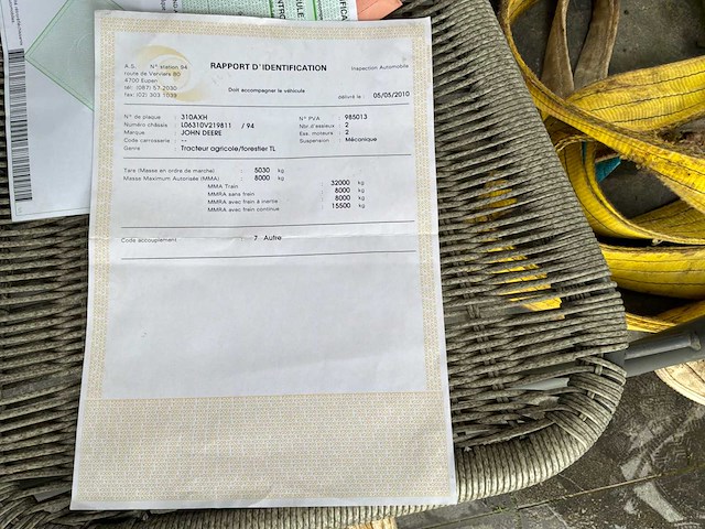 1998 john deer 6310 4wd landbouwtractor - afbeelding 45 van  46