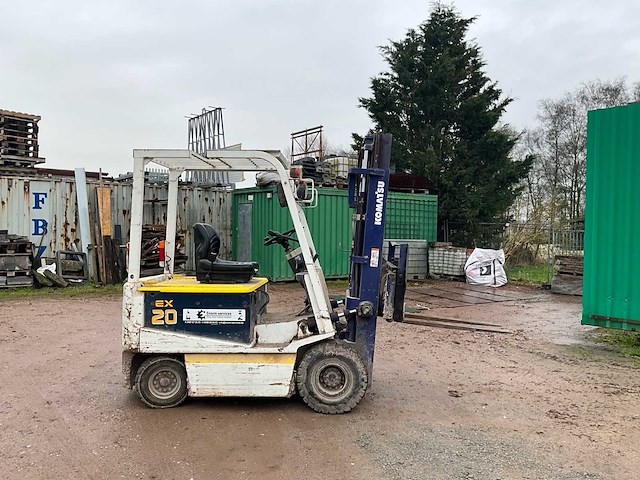 1998 komatsu fb20ex-5 elektrische vorkheftruck - afbeelding 17 van  29