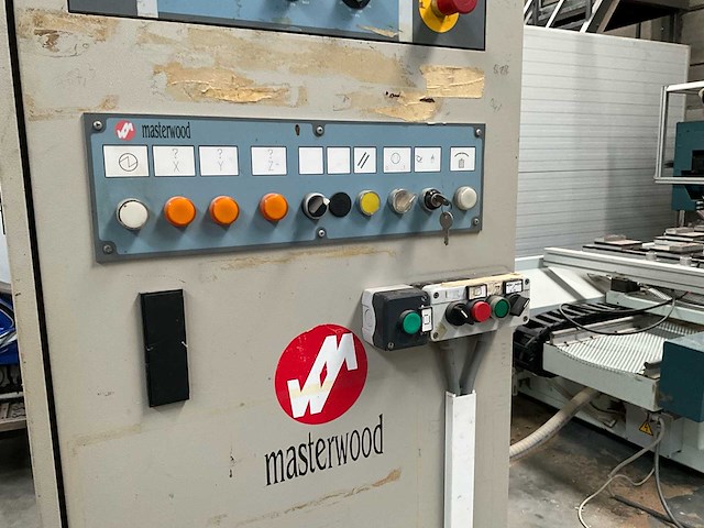 1998 masterwood project 330-t cnc glasbewerkingscentra - afbeelding 7 van  19