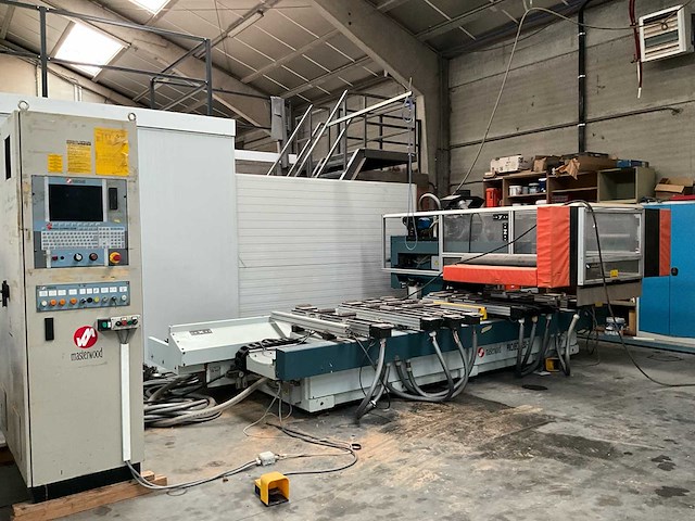 1998 masterwood project 330-t cnc glasbewerkingscentra - afbeelding 1 van  19