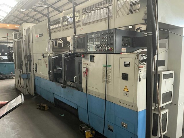1998 mazak multiplex 630 dubbele cnc-draaibank - afbeelding 1 van  11