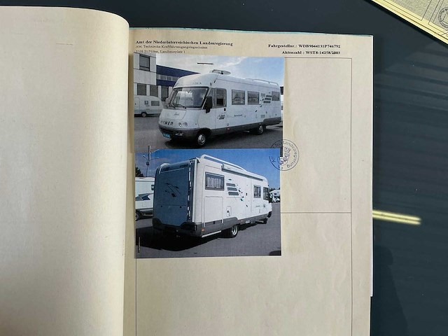 1998 mercedes-benz 412d - wohnmobil - haymer camper - afbeelding 15 van  16