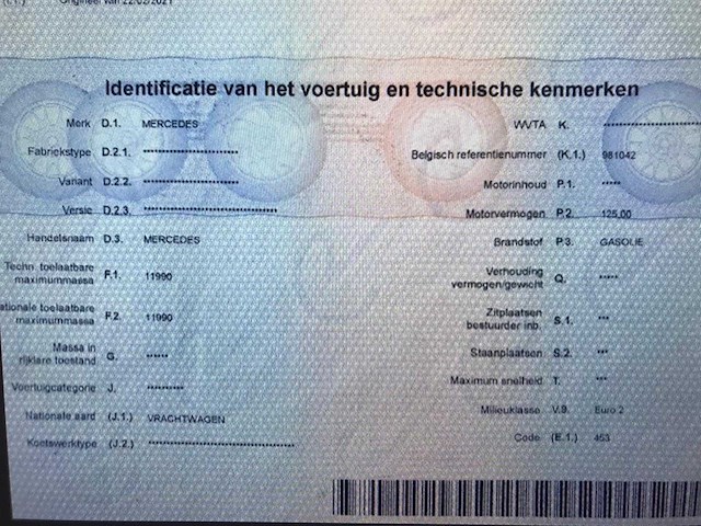 1998 mercedes-benz atego vrachtwagen - afbeelding 43 van  51