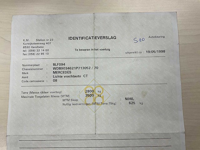 1998 mercedes-benz tn 312 dd - afbeelding 5 van  27