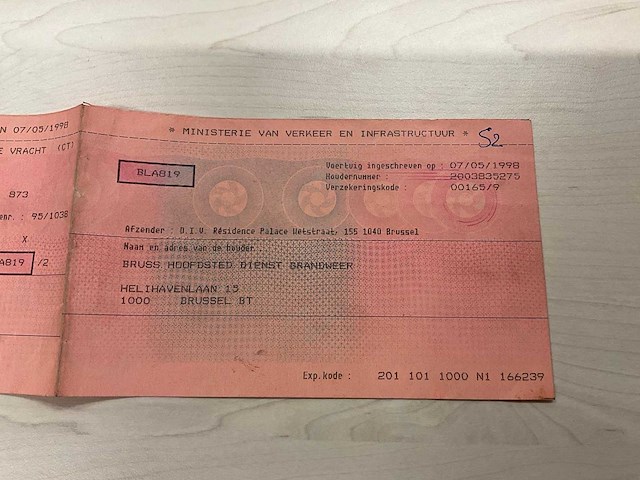 1998 mercedes-benz tn 312 dd - afbeelding 18 van  22
