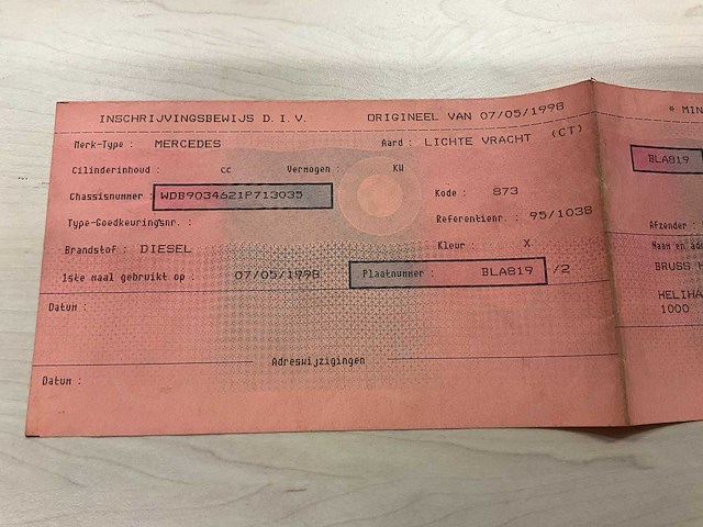 1998 mercedes-benz tn 312 dd - afbeelding 34 van  45