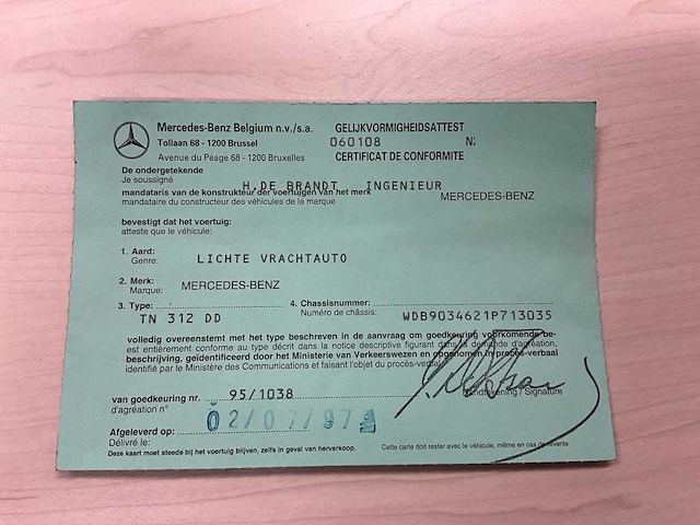 1998 mercedes-benz tn 312 dd - afbeelding 35 van  45