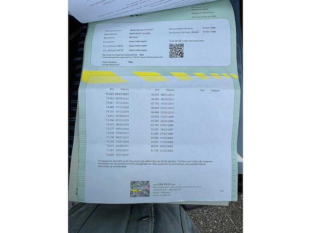 1998 mercedes clk200 benzine - afbeelding 17 van  36