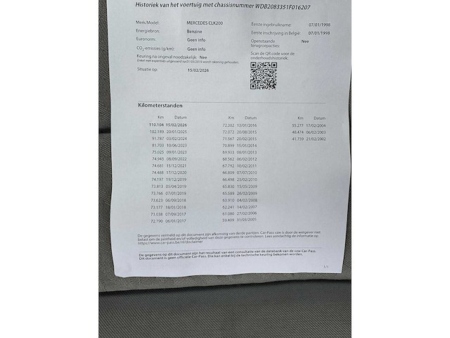 1998 mercedes clk200 benzine - afbeelding 11 van  36