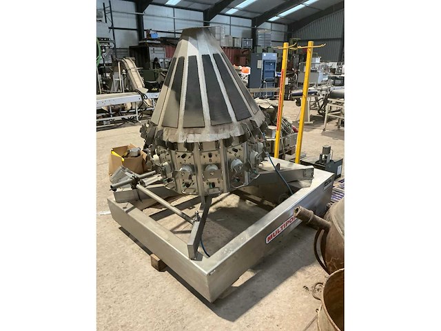 1998 multipond mp 1424 df rvs multi head weegschaal - afbeelding 8 van  14