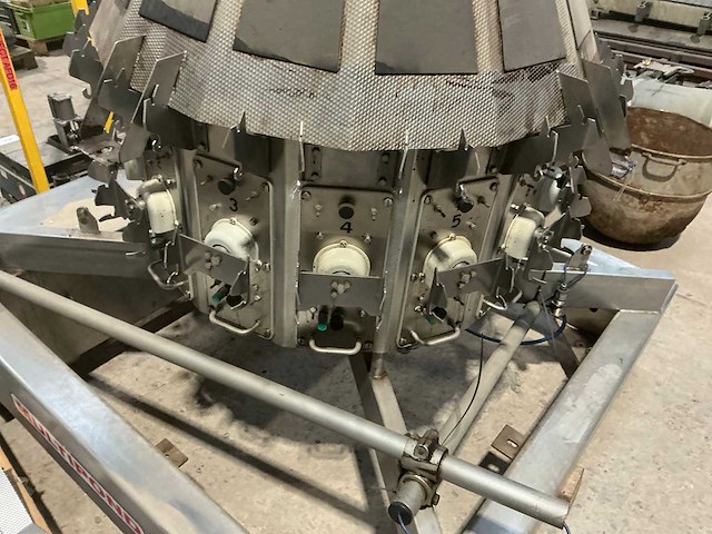 1998 multipond mp 1424 df rvs multi head weegschaal - afbeelding 10 van  14