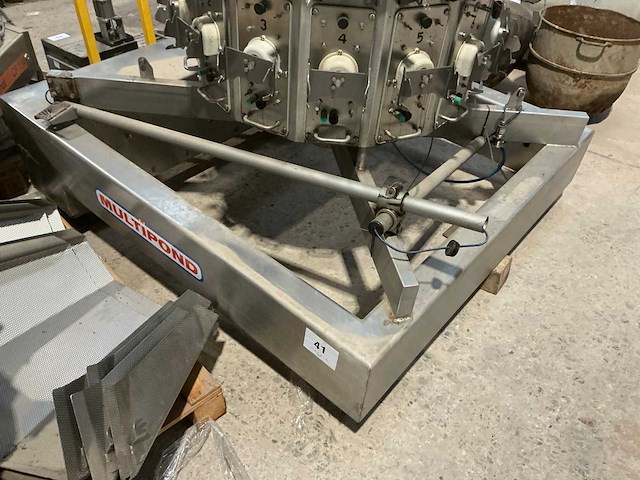 1998 multipond mp 1424 df rvs multi head weegschaal - afbeelding 11 van  14