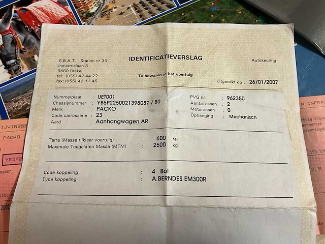 1998 packo aanhangwagen - afbeelding 11 van  17