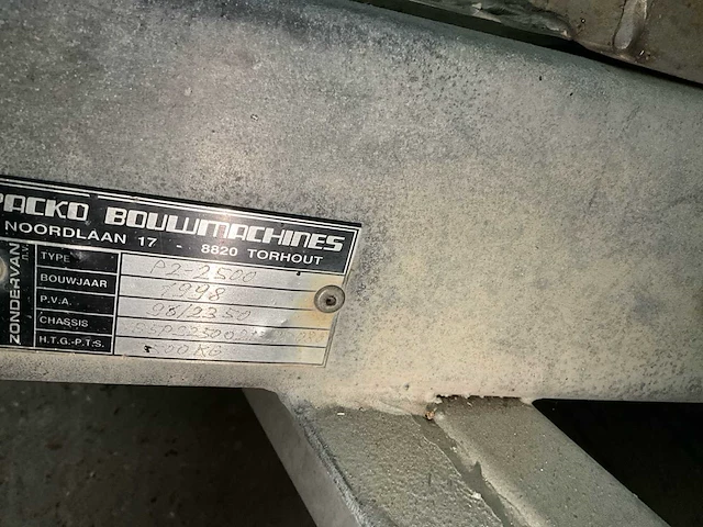 1998 packo p2-2500 inox - afbeelding 10 van  36