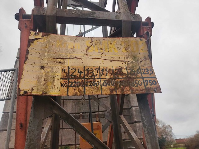 1998 peiner smk202 torenkraan - afbeelding 51 van  60