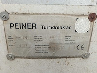 1998 peiner smk202 torenkraan - afbeelding 60 van  60