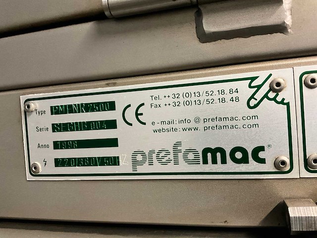 1998 prefamac pmenr2500 chocolade tempereermachine - afbeelding 8 van  17