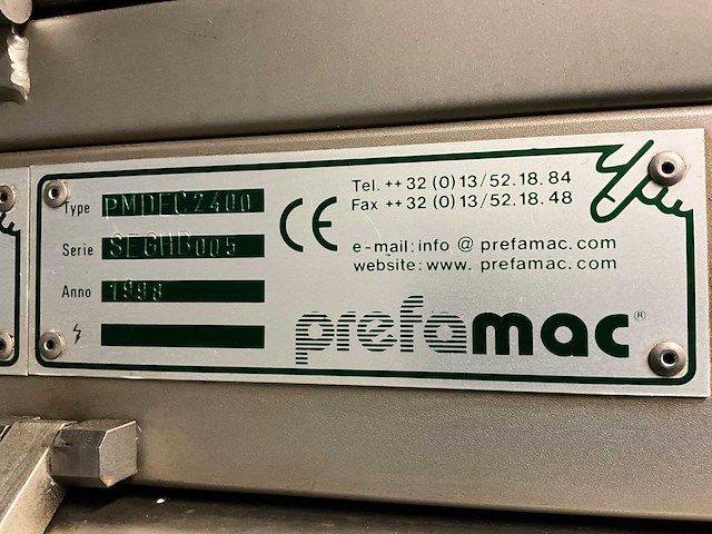 1998 prefamac pmenr2500 chocolade tempereermachine - afbeelding 9 van  17