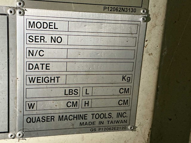 1998 quaser mk60iih horizontaal cnc-bewerkingscentrum - afbeelding 9 van  19
