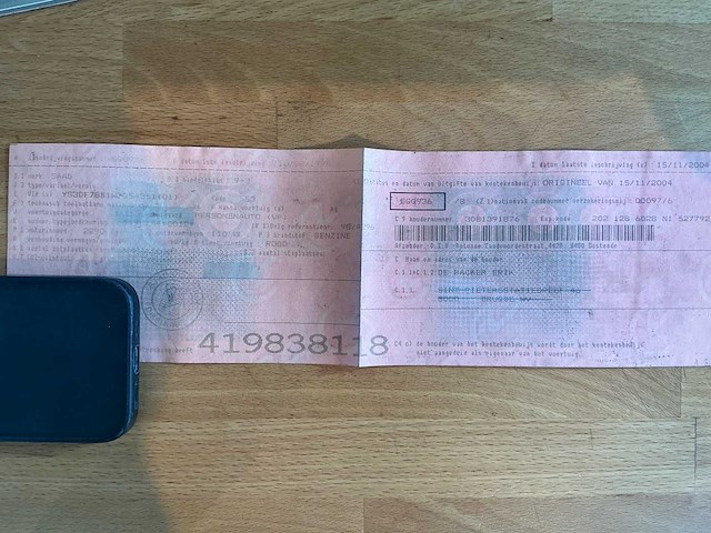 1998 saab 93 personenauto - afbeelding 31 van  37