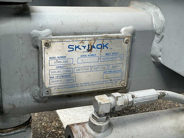 1998 skyjack sjkb-33n hoogtewerker - afbeelding 11 van  20