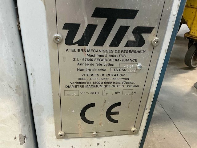 1998 utis ts-csn cnc boor-/frees aggregaat (84 kg module) - afbeelding 2 van  17