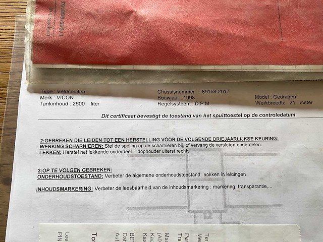 1998 vicon veldspuiten ls2504/3504 - afbeelding 21 van  30