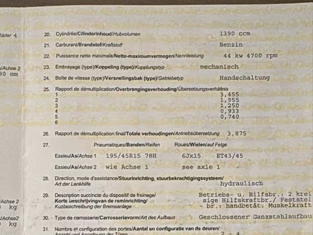 1998 volkswagen polo personenauto (47000 kms) - afbeelding 14 van  24