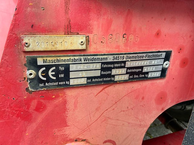 1998 weidemann 3004 d/d shovel - afbeelding 2 van  23