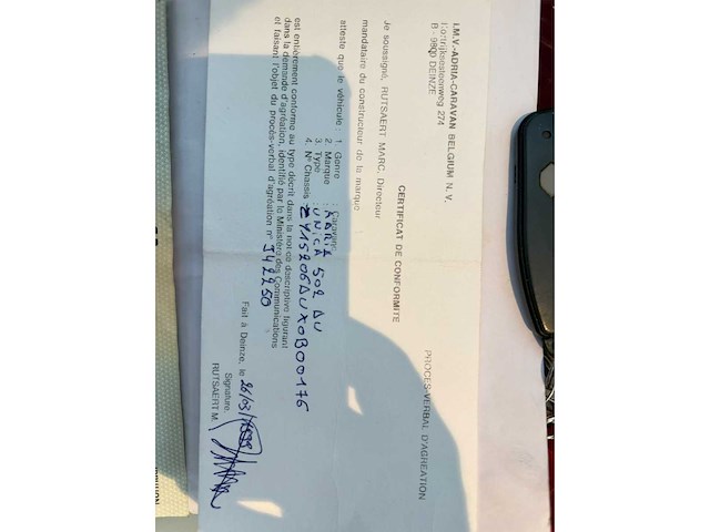 1999 adria unica caravan - afbeelding 20 van  27