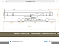 1999 arcomet a45 snelmontagekraan (6t) + stroomaggregaat - afbeelding 13 van  28