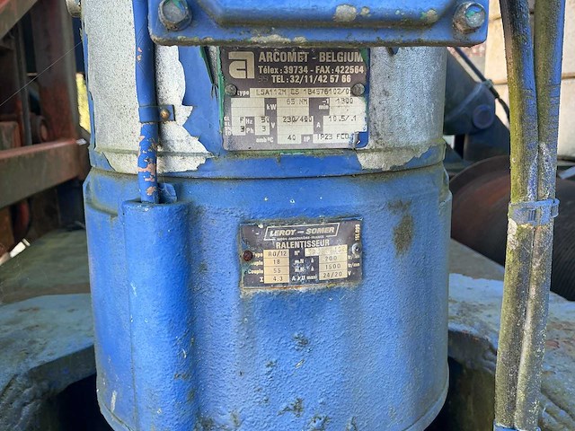 1999 arcomet a45 snelmontagekraan (6t) + stroomaggregaat - afbeelding 3 van  26