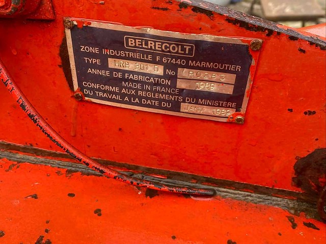 1999 belrecolt hrb 301 d rotary eg - afbeelding 5 van  14