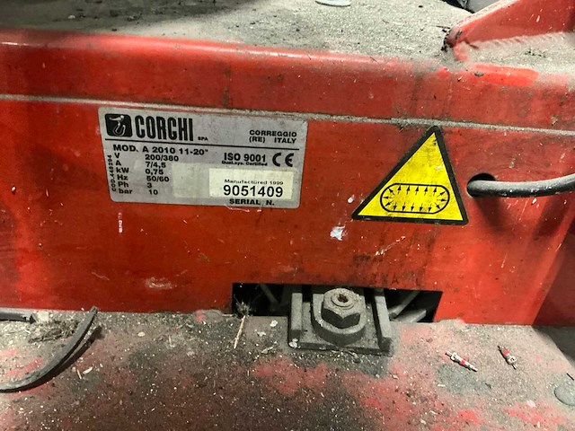 1999 corghi a2010 11-20 bandenwisselmachine - afbeelding 7 van  7