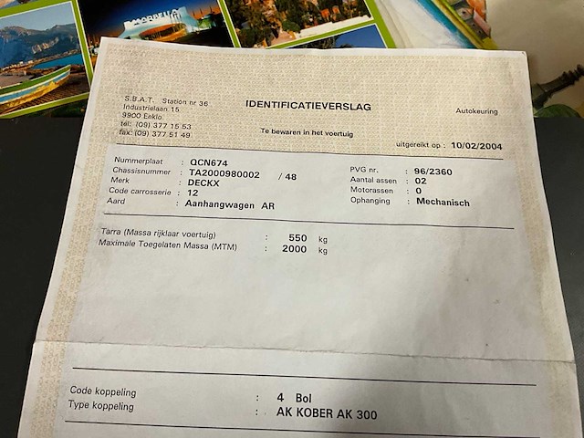 1999 deckx t2000 aanhangwagen - afbeelding 18 van  28