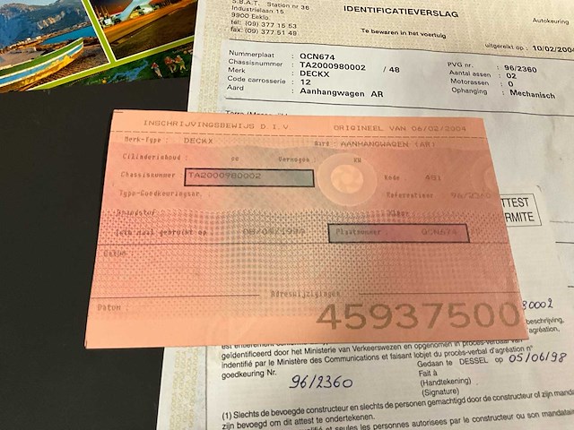 1999 deckx t2000 aanhangwagen - afbeelding 20 van  28