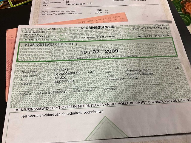 1999 deckx t2000 aanhangwagen - afbeelding 21 van  28