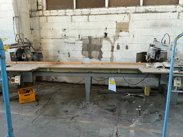 1999 elu ras 1603 dubbele radiaalafkortzaagmachine - afbeelding 2 van  10