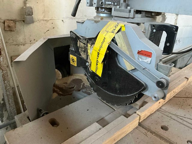 1999 elu ras 1603 dubbele radiaalafkortzaagmachine - afbeelding 4 van  10