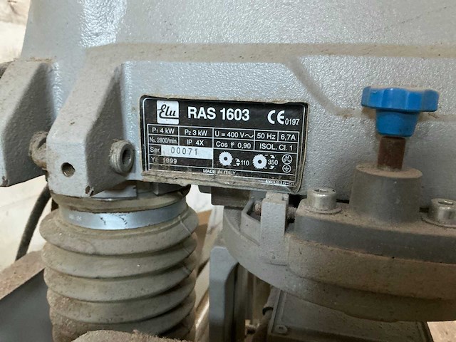 1999 elu ras 1603 dubbele radiaalafkortzaagmachine - afbeelding 5 van  10