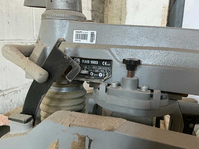 1999 elu ras 1603 dubbele radiaalafkortzaagmachine - afbeelding 8 van  10